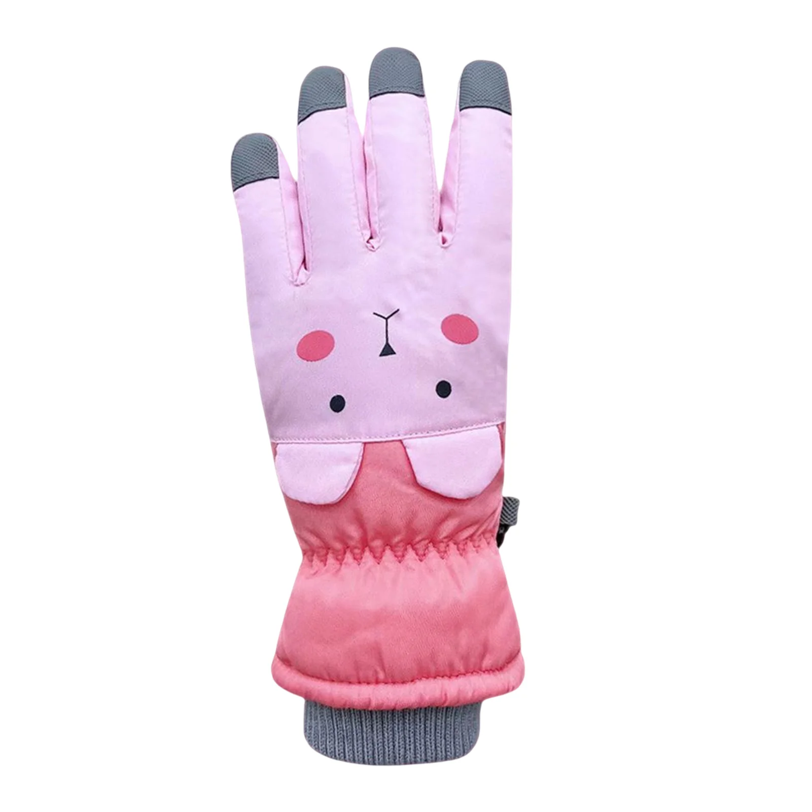 

Children Warm Snow Gloves Thick Soft Cotton Warm Anti-slip Design for Sport School Outside Business