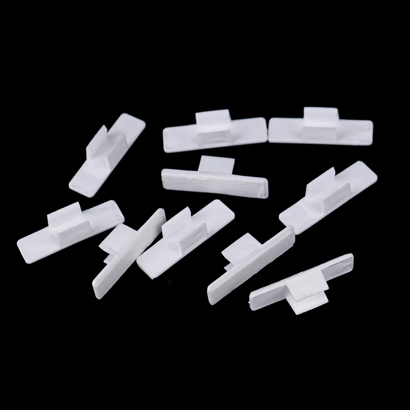 10pcs Self Adhesive Pen Holder Pencil Clip  Desktop Fixed Pen Case Office School Supplies 5