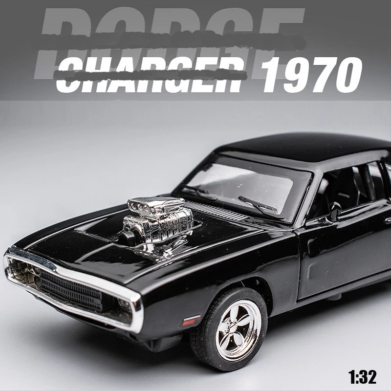 1:32 Simulation Challenger Fast & Furious 7 Alloy Car Model