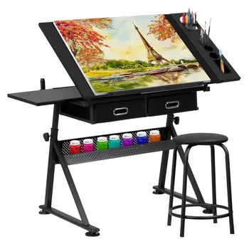 Adjustable Drafting Art Desk 1