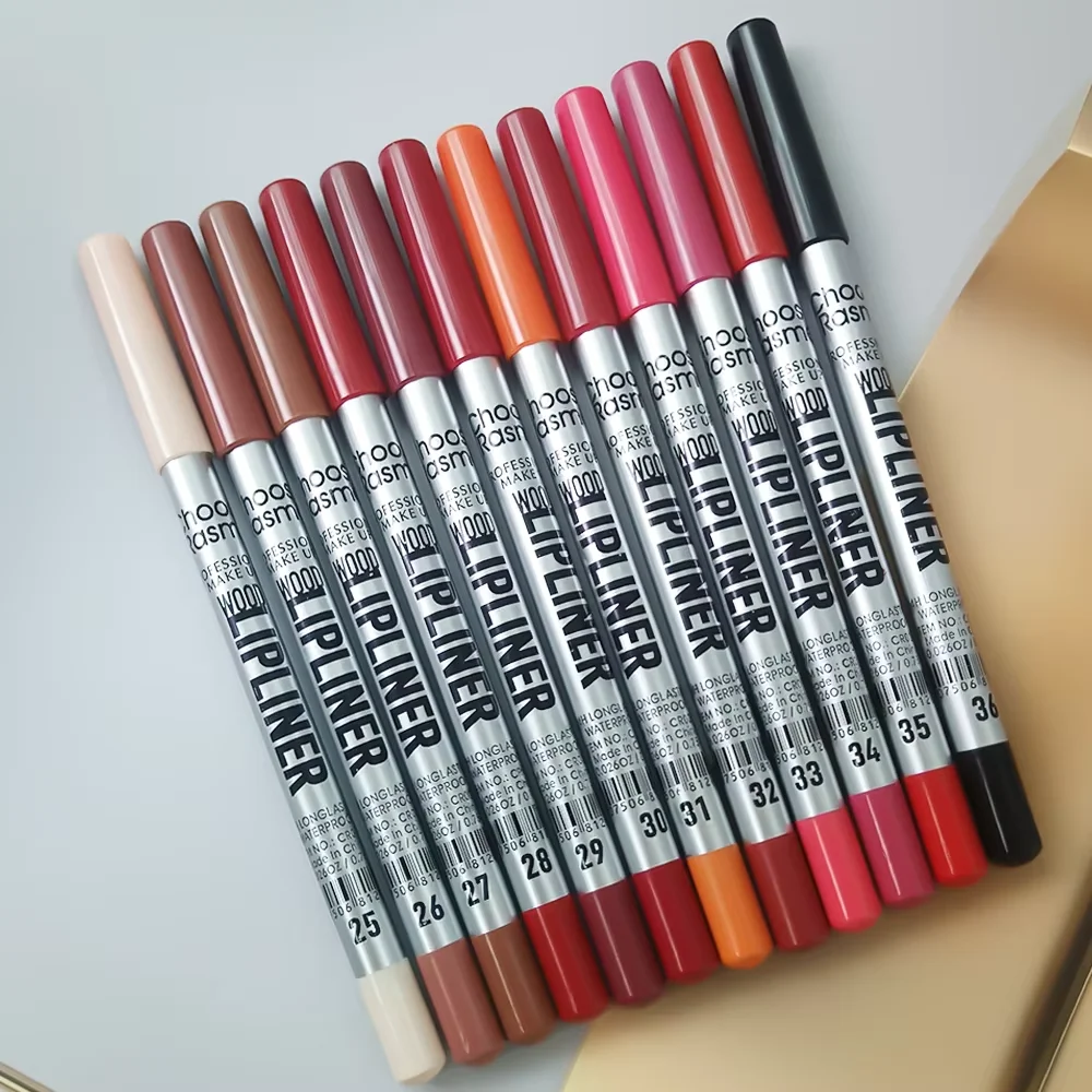 12 pcs Long-Lasting Lipstick Set with Professional Lip Liner Pencil and Matte Lip Gloss for Women Valentine's Day Gifts 2