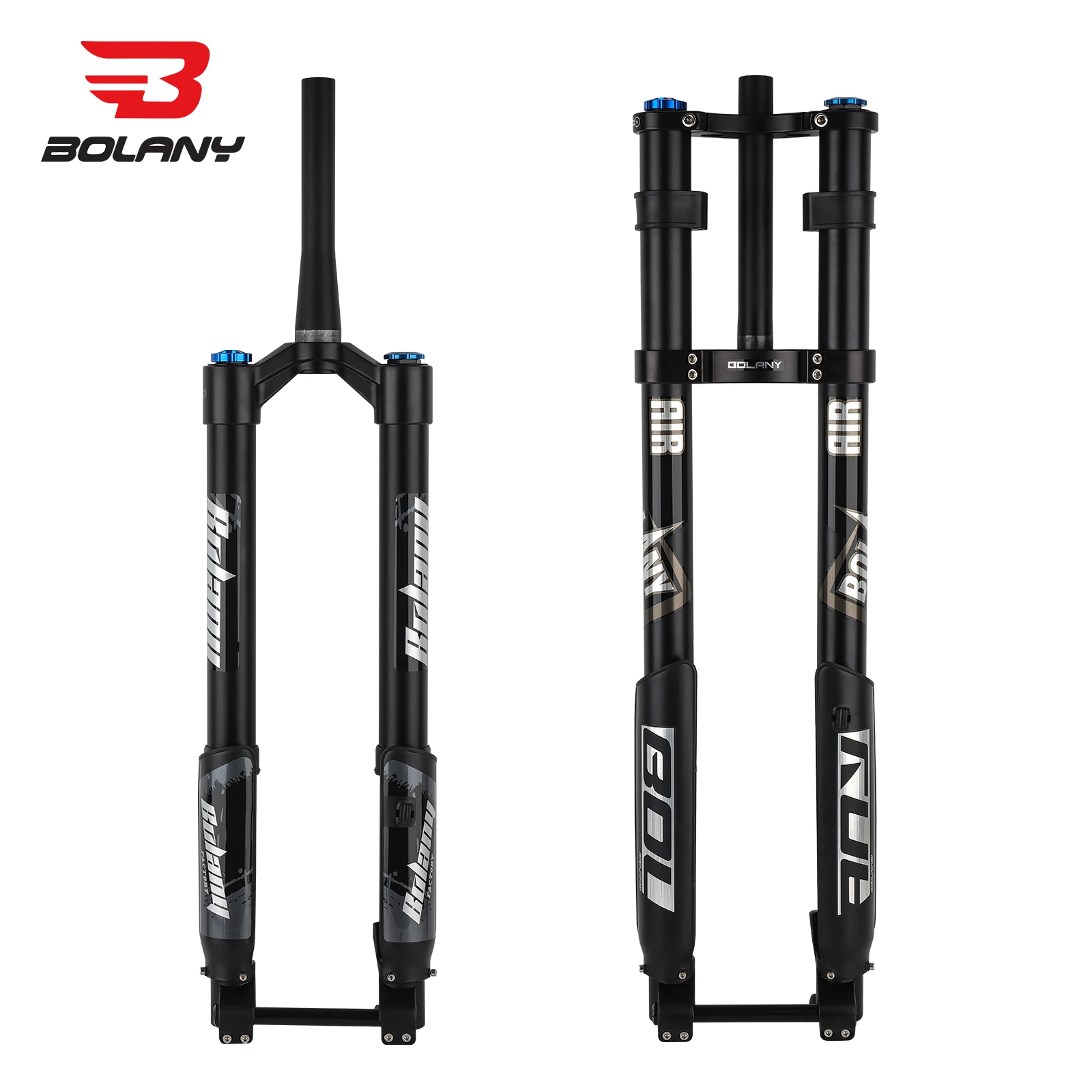 BOLANY-Double-Shoulder-Inverted-Bike-Fork-MTB-Fork-26-27-5-29inch-Boost ...
