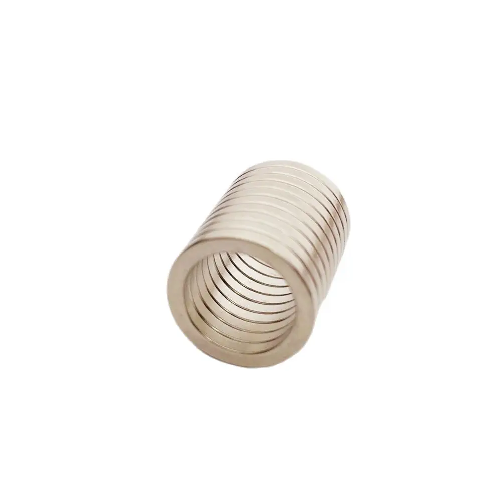 

100PCS Round NdFeB Neodymium Magnet Dia15x3mm With Hole dia10mm N38 Powerful Rare Earth Permanent Fridge Magnetic Ring