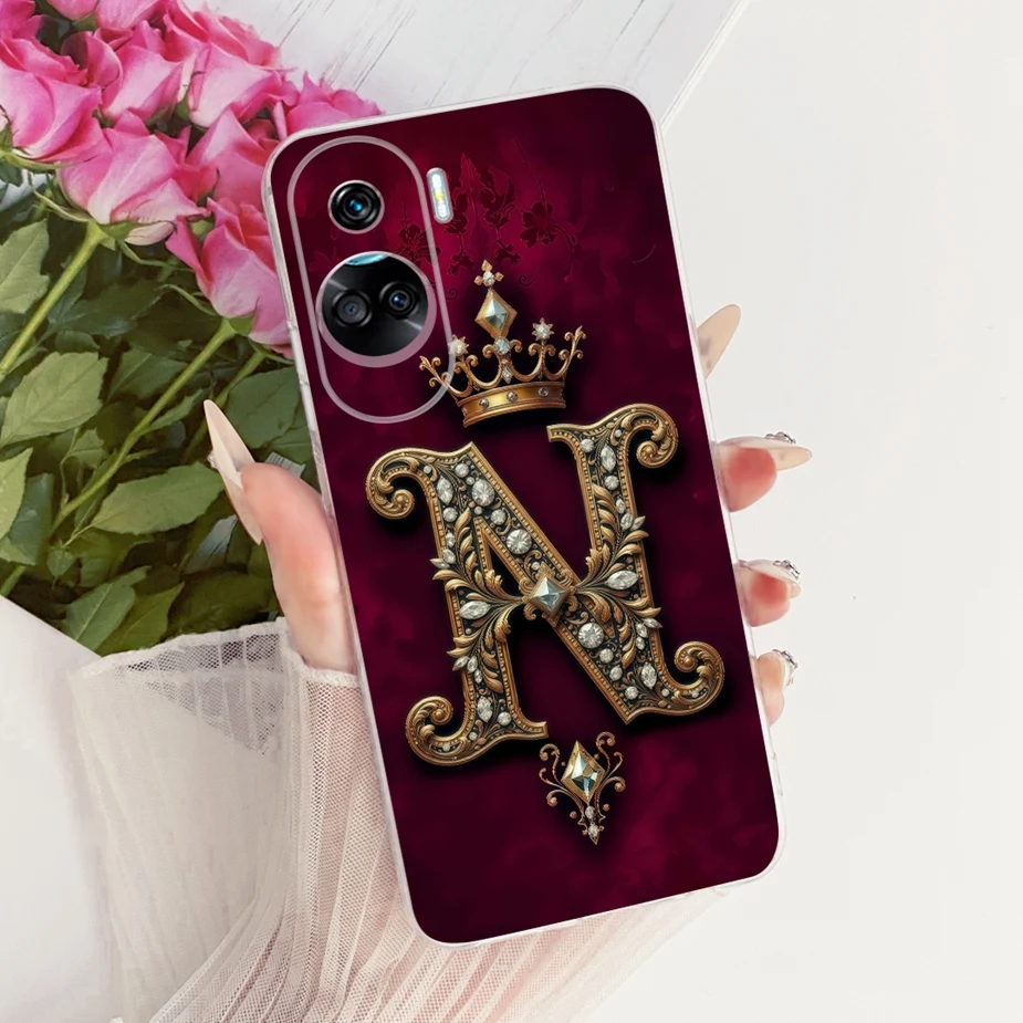Cute Crown Letters Soft Slim Phone Case