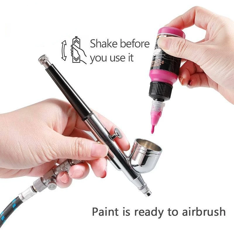Waterbased Acrylic Paint Set for DIY Airbrush Painting
