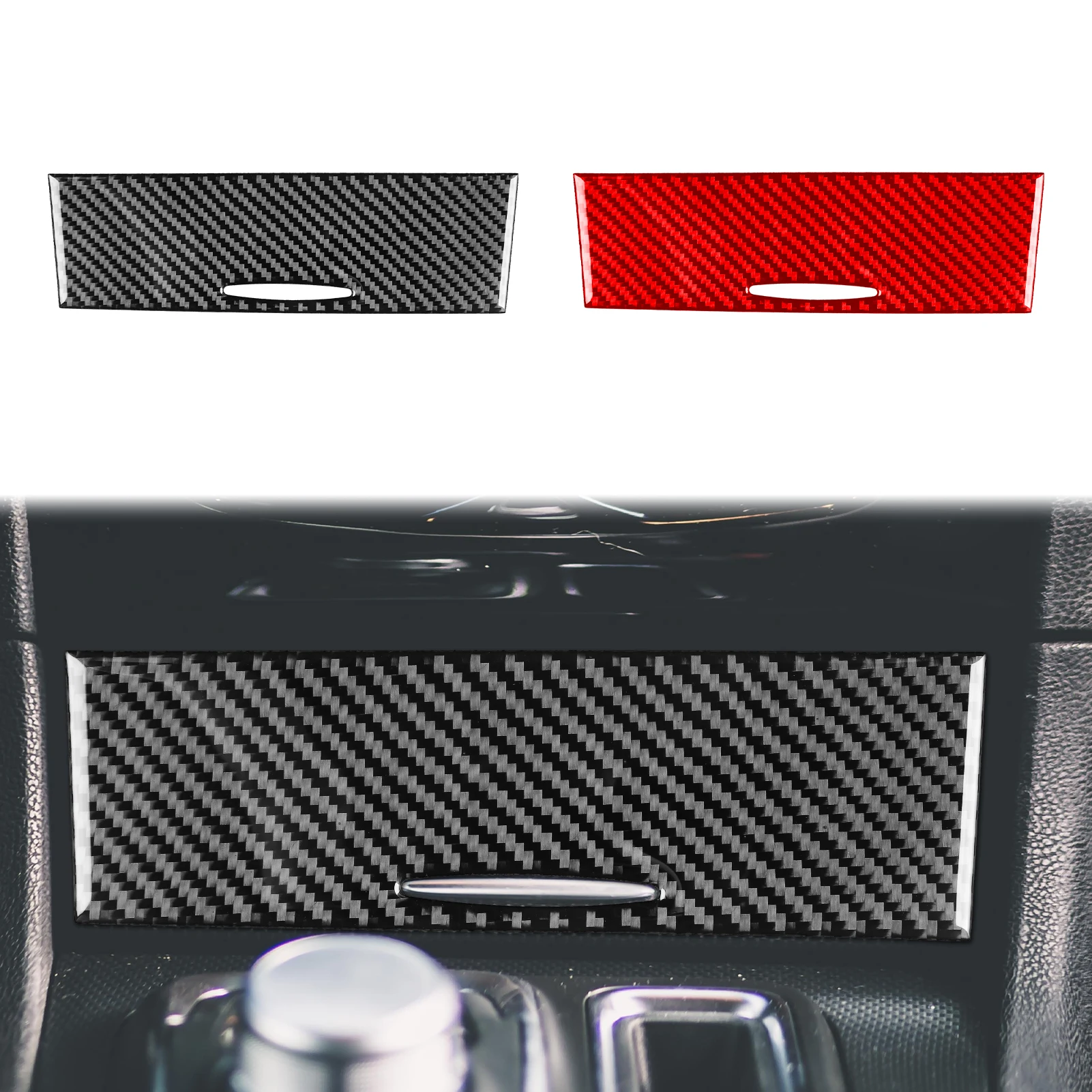 

Для Jeep Chrysler 300 2011-2023 Автомобильная рамка центрального контроллера, наклейка из настоящего углеродного волокна, аксессуары для интерьера