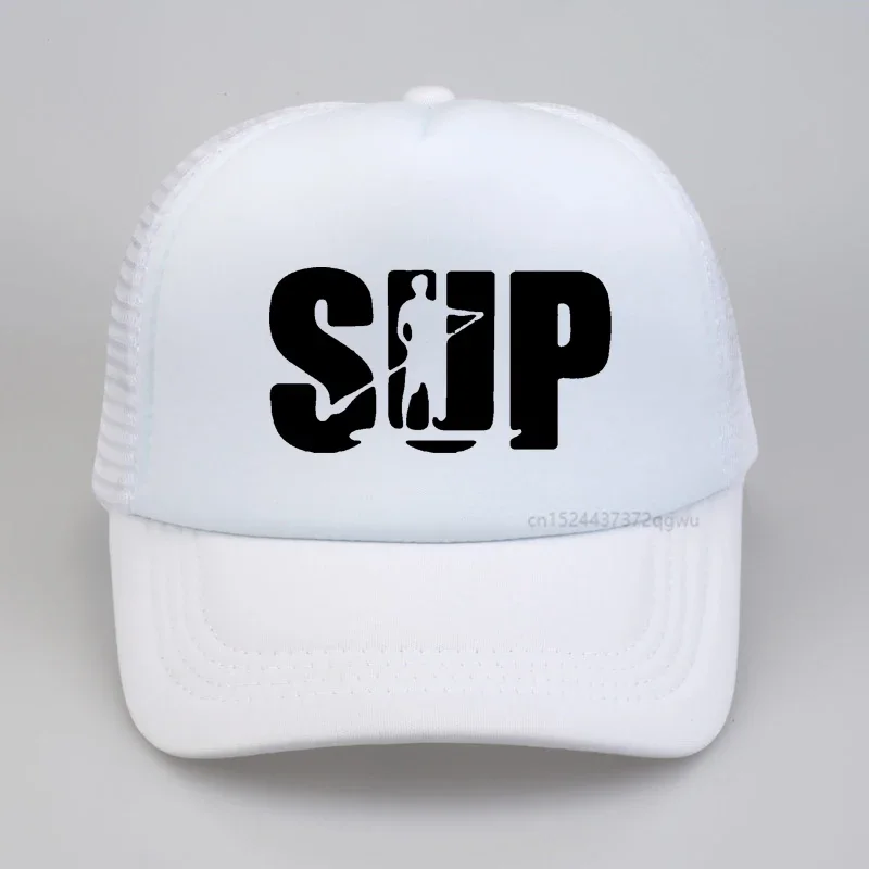 

Summer Men Paddle Boarding SUP Heartbeat Print Baseball Cap Boy Stand Up Paddle Board Sport Mans hat Hip Hop Male Trucker Caps