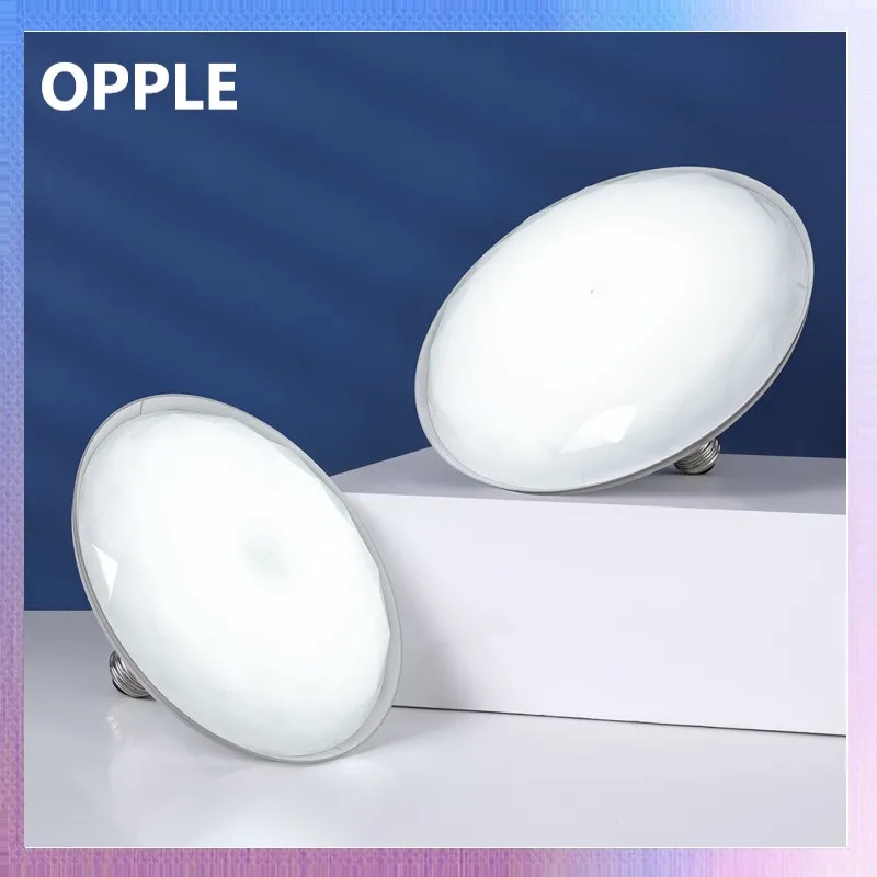 OPPLE E27 플라잉 접시 LED 전구 조명, 에너지 절약 UFO 스크루볼 전구, 가정용 LED 전구, 17W, 24W, 36W