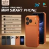 Android Small Smartphone 3.75" Display 16GB ROM Dual SIM Cards Mini Cell phone 3G Network 1850mAh Face Unlock Googel Play Phones