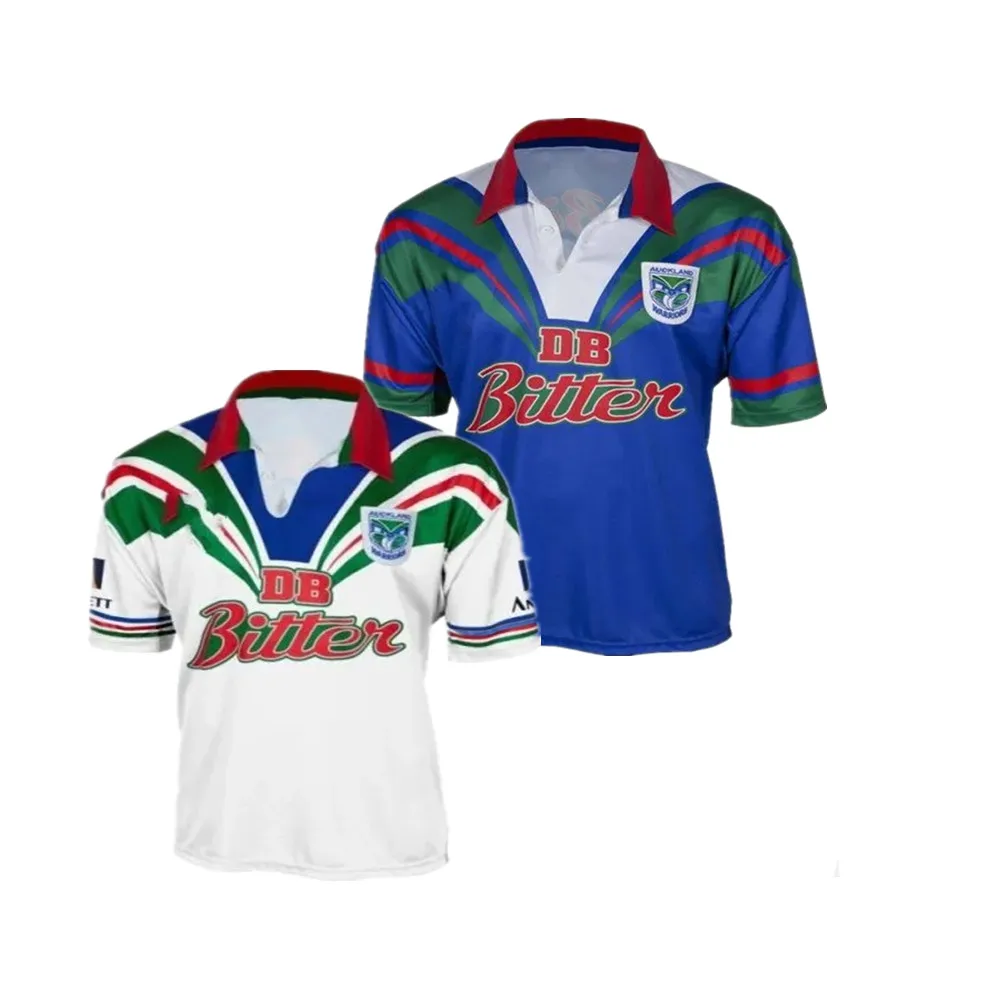 

1995 WARRIORS RETRO HOME RUGBY JERSEY SHORTS size S--5XL