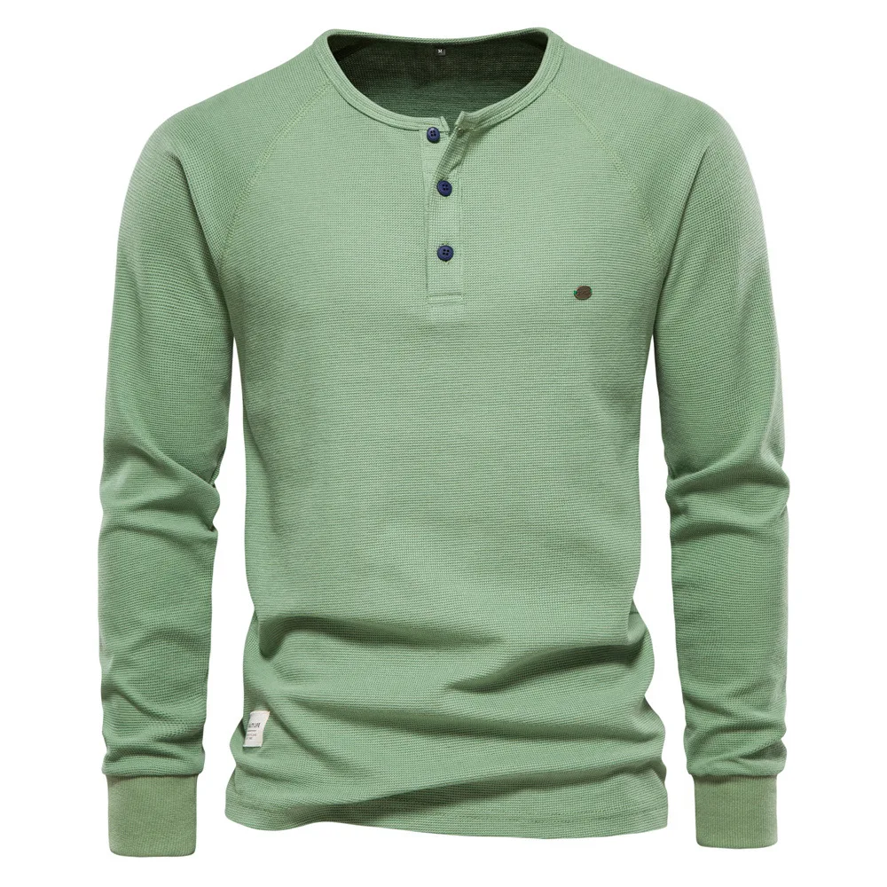

Boys Walf Checks Fabric Tshirt Men Colorful Blue Green Long Sleeve T-shirt Oversize Mens Plus Size Winter T Shirt Outerwear Xxl