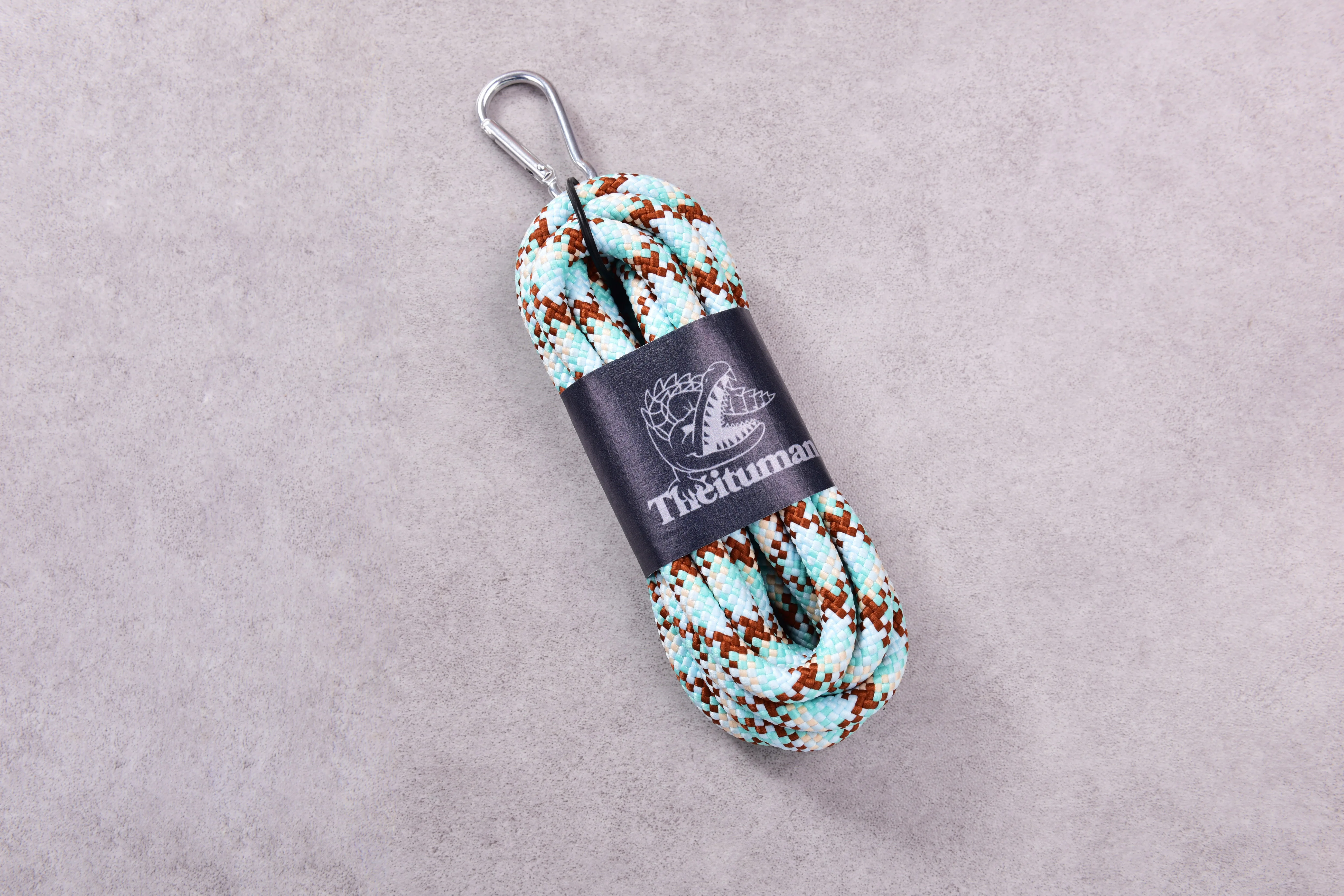 Vibrant Multicolored 8mm Polyester Braided Paracord - 3 Meters, Perfect for Pet Leashes and Safety Ropes