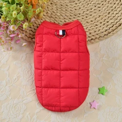 Cozy Padded Winter Windproof Dog Jacket - L (Red)
