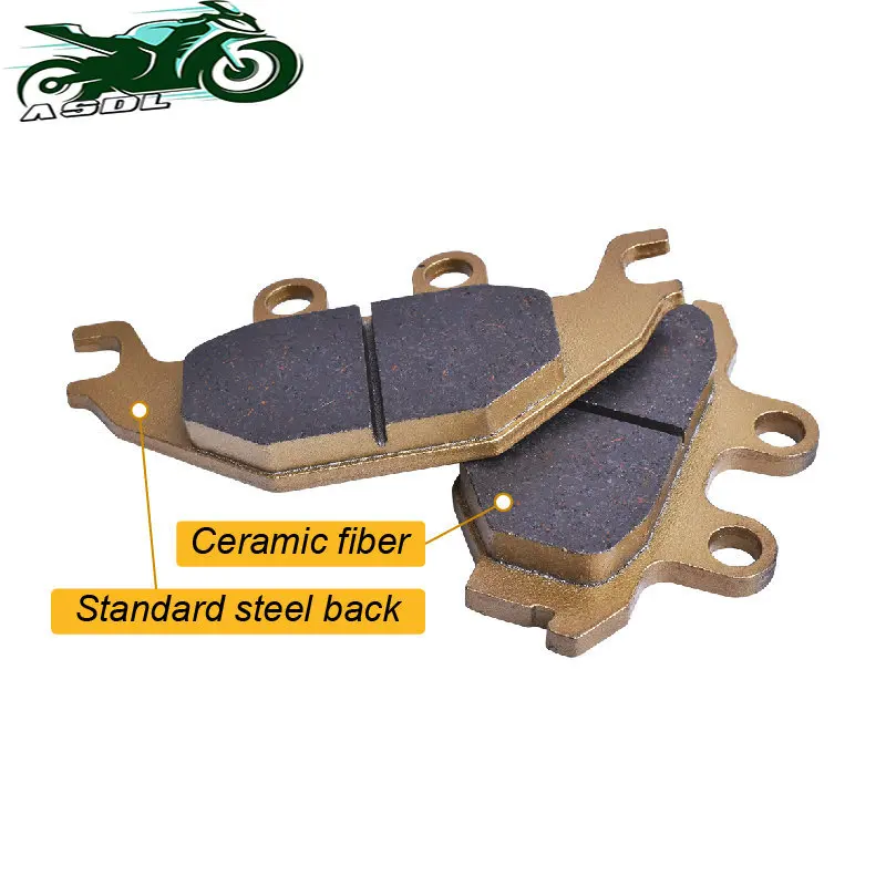 

Motorcycle Front Rear Brake Pads For TGB Avenger 400 Quad 4x2 2007-2009 Blade 4x4 425 Quad Avenger 400 LE Quad 4x2 2009-2010