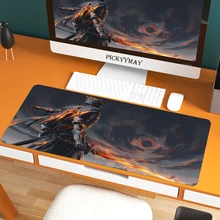 Gaming Computer Mouse Pad Dark Souls Large Mouse Mat Big Desk Mat Non Slip Rubber Base Mousepad For Laptop PC Game Waterproof