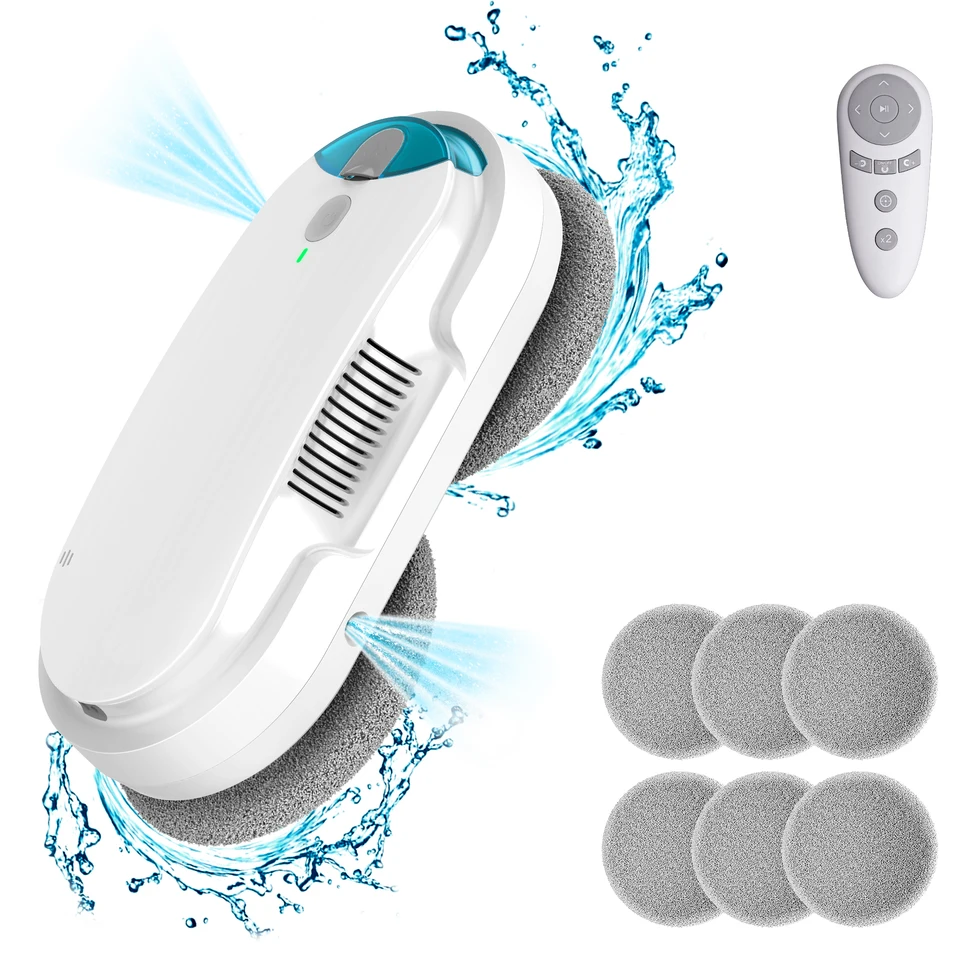 W1 Automatic Window Cleaning Robot with Spray Feature