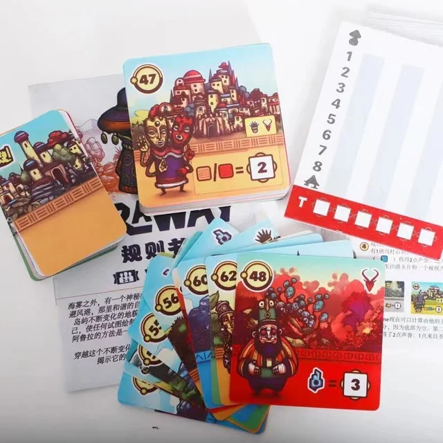 Faraway-Jeu de société de stratégie pour la famille et la fête, cartes amusantes, divertissement entre amis, table, 2 à 6 versions plus tard 5