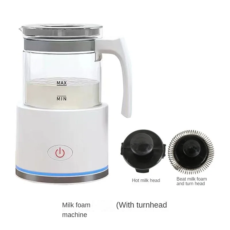 500ml Electric Milk Frother Milk Frother Intelligent Temperature Control Fancy Coffee Heated Milk Milk Frother for Home Use 2