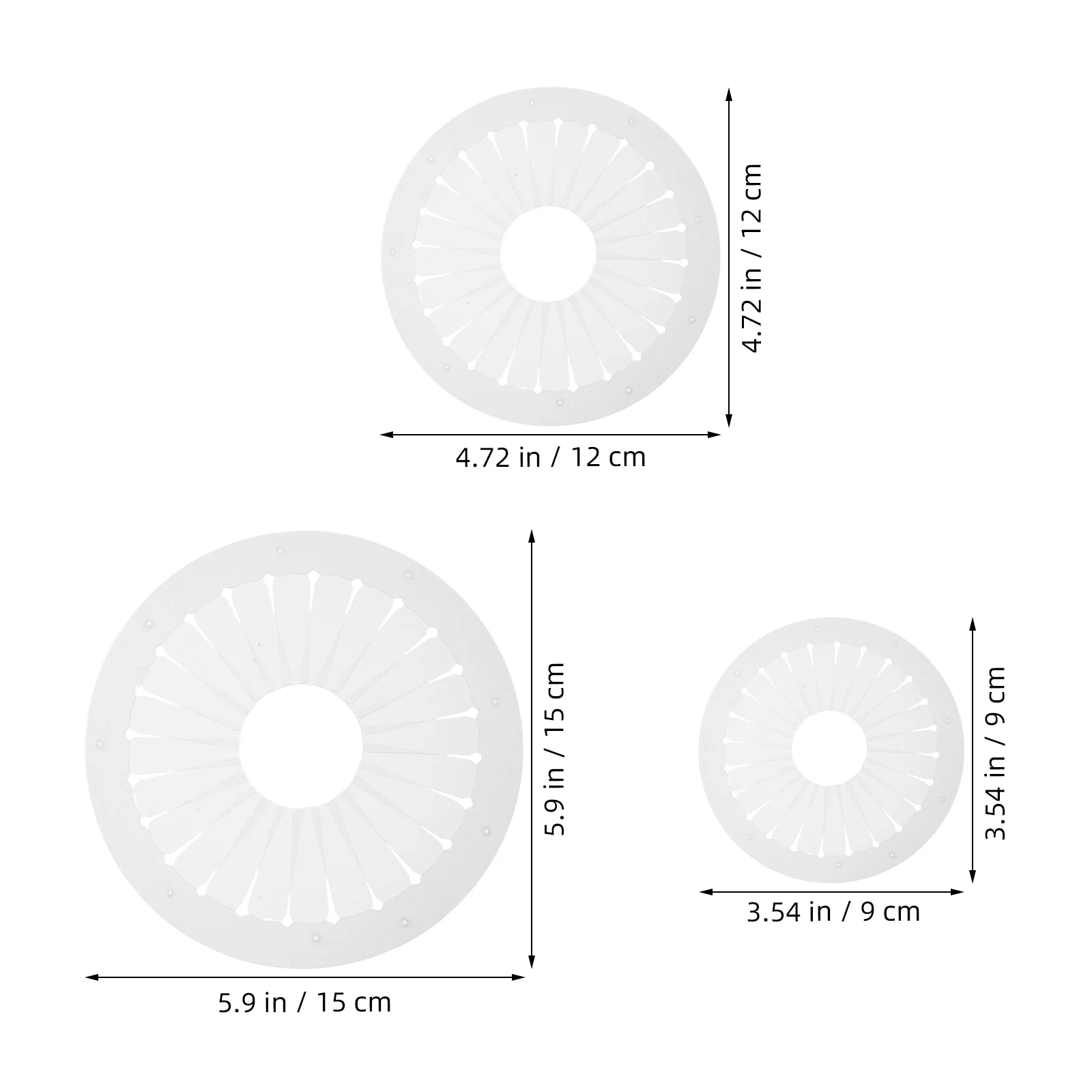 Plastic Ribbon Rosette Maker Tool for DIY Crafts and Badge Making