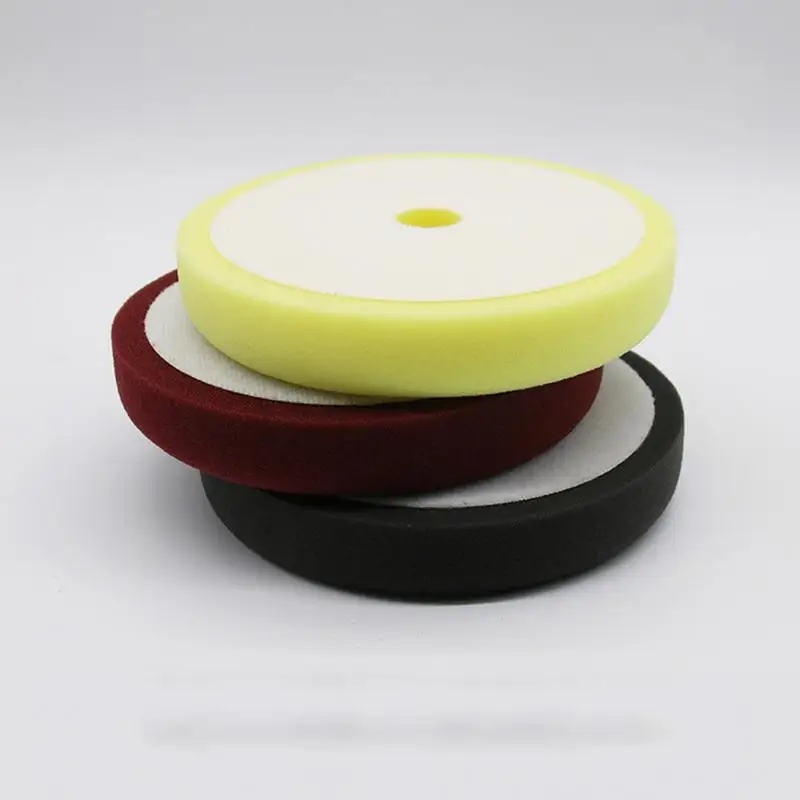 6inch Imported Sponge Polishing Pad Car Waxing ing Polisher Pad Sponge Flat Sanding Car Maintenance Accessories