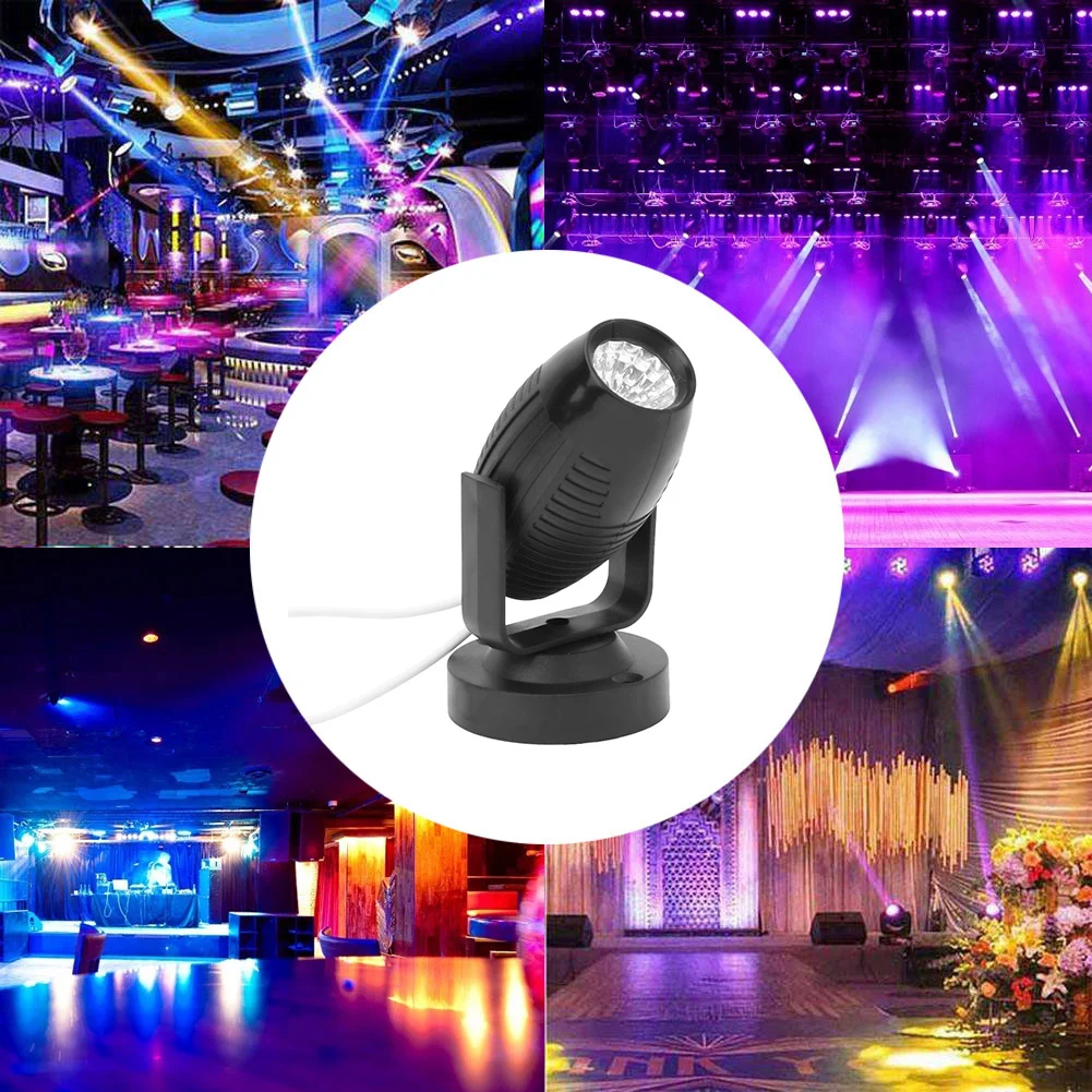 LED 무대 스포트 라이트, 파티 웨딩 KTV 바 DJ 디스코 램프, 360 도 85-265V