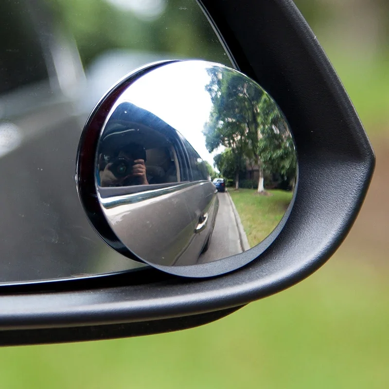 Blind Spot Mirror 2PC 360 Degree HD Frameless Ultrathin Wide Angle Round Convex Rear View Mirror for Car Reverse Car Accessories