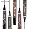 4 Points Eyebrow Pen Long Lasting Liquid Eyebrow Tattoo Pen Cosmetic Waterproof Microblading Eyebrow Pencil 2