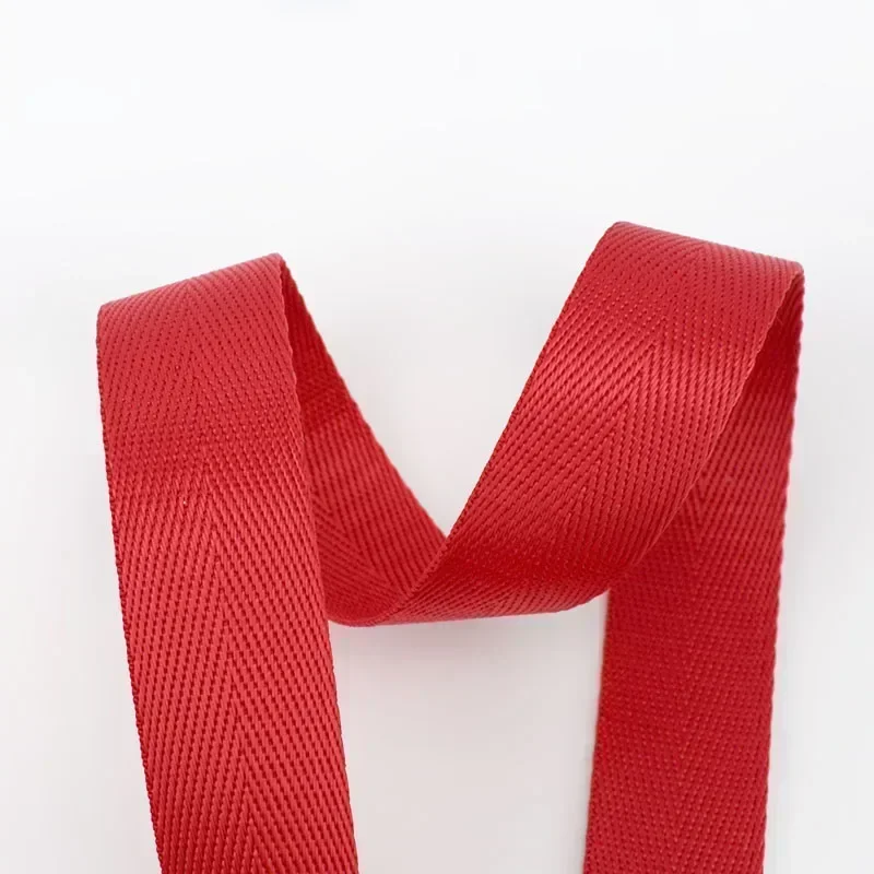 Elegant Nylon Herringbone Webbing Tape for DIY Crafts & Sewing Accessories – 5M