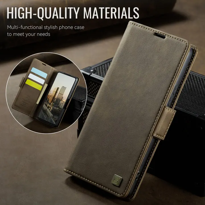5G Leather Wallet Phone Case Cover