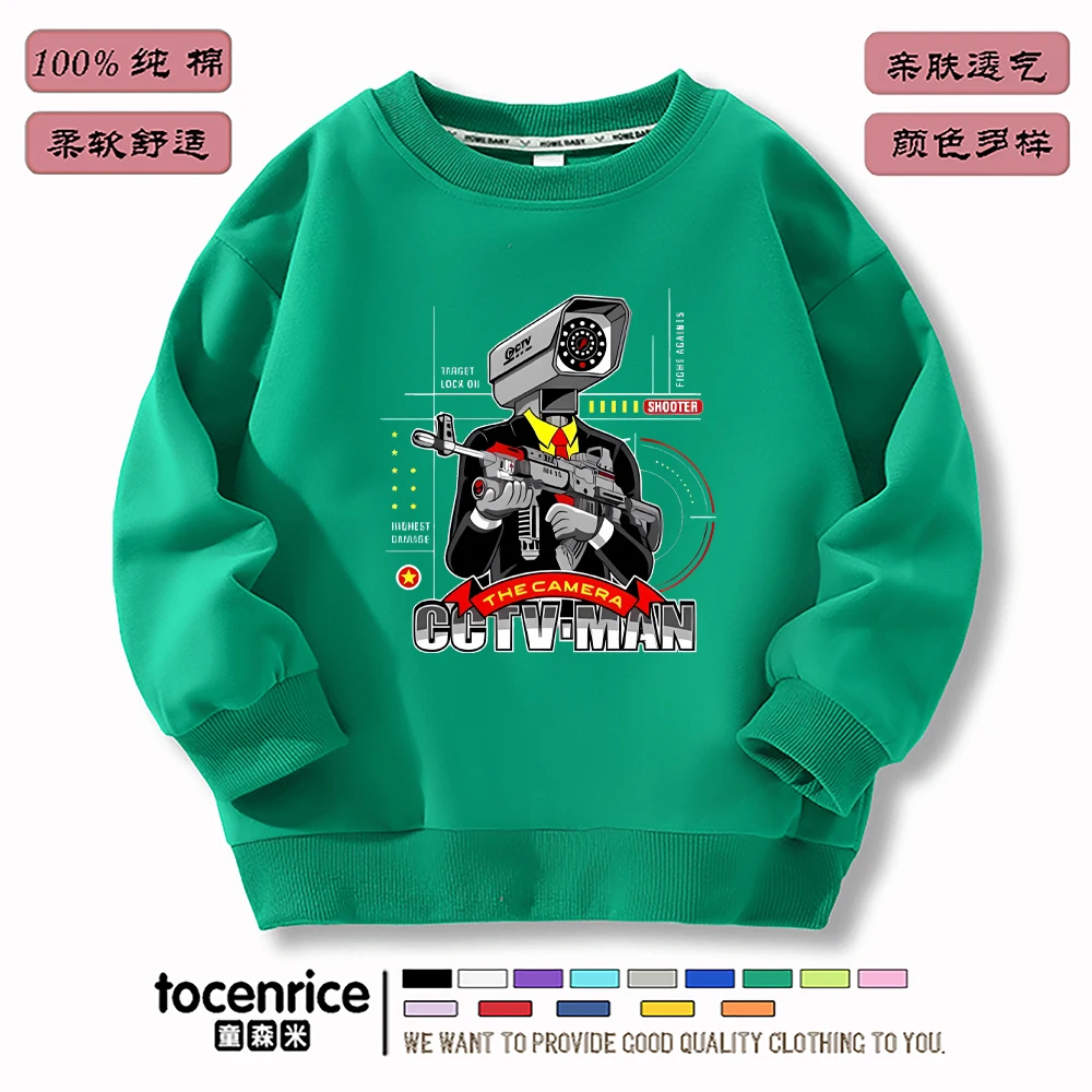 

Game Skibidi Toilet Hoodies Print Sweatshirts Men Women Hooded Oversize Hoodie Fashion Kids Pullover long sleeves Sweatshirts