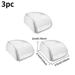 Self - Adhesive Rubber Floor and Wall Protectors with Acrylic Buffers (Transparent)
