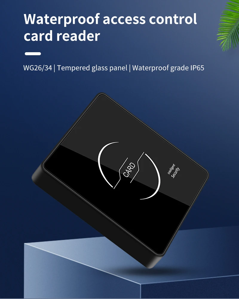 T886R Metal RFID Card 125Khz Proximity Card Access Control Slave Reader Wiegand
