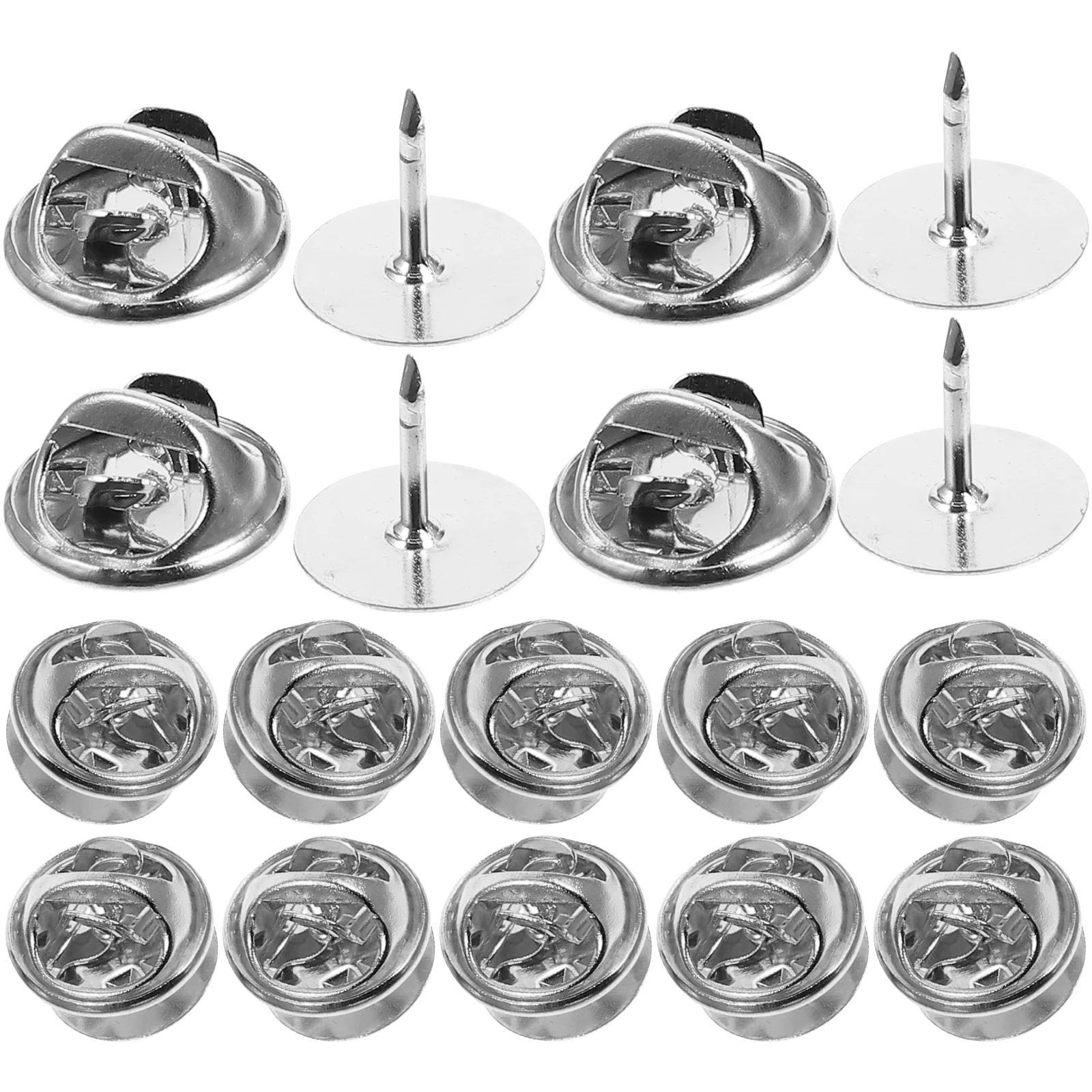 

DIY Clutch Back Brooch Pin Copper Pin Backs Lapel Pin Backs Needles Pin Safety Backs Locking Pin Back Replacement1CM