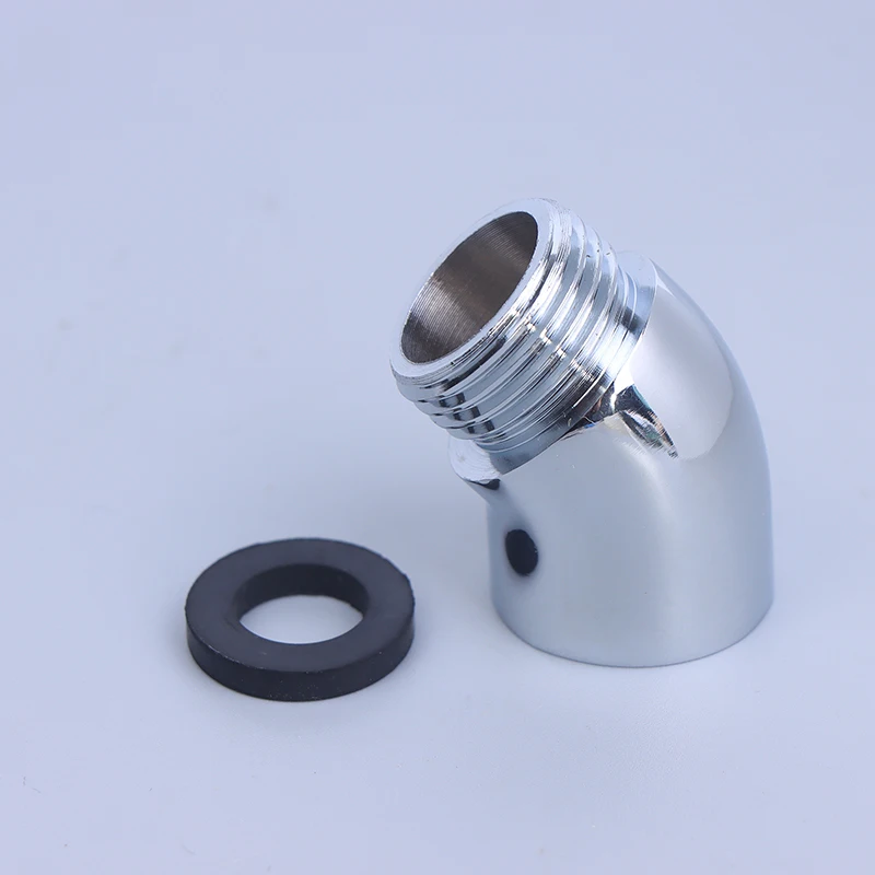 

Shower Elbow Adapter Shower Connector Hand Shower Top Spray Elbow Chrome Angle Female Thread And Male Thread Bathroom Accessorie