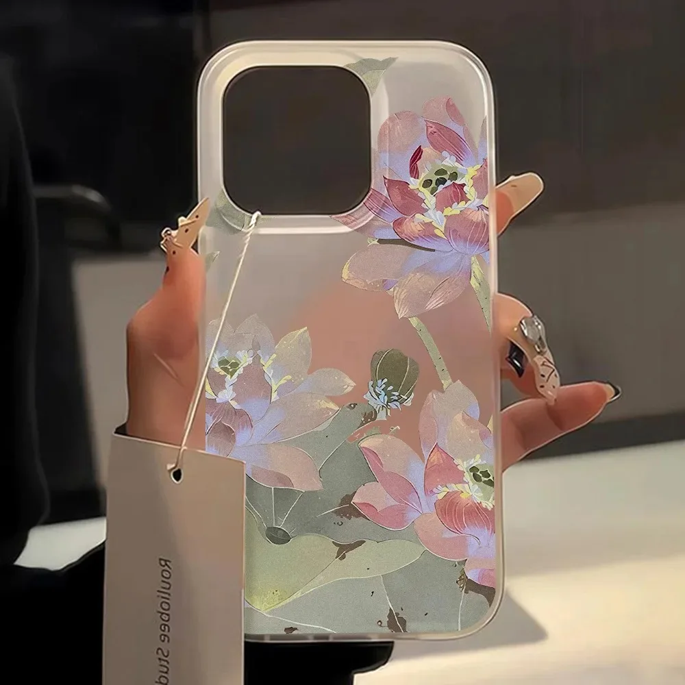 Crystal Clear Matte Shockproof TPU Phone Case - Soft and Durable Protection Cover