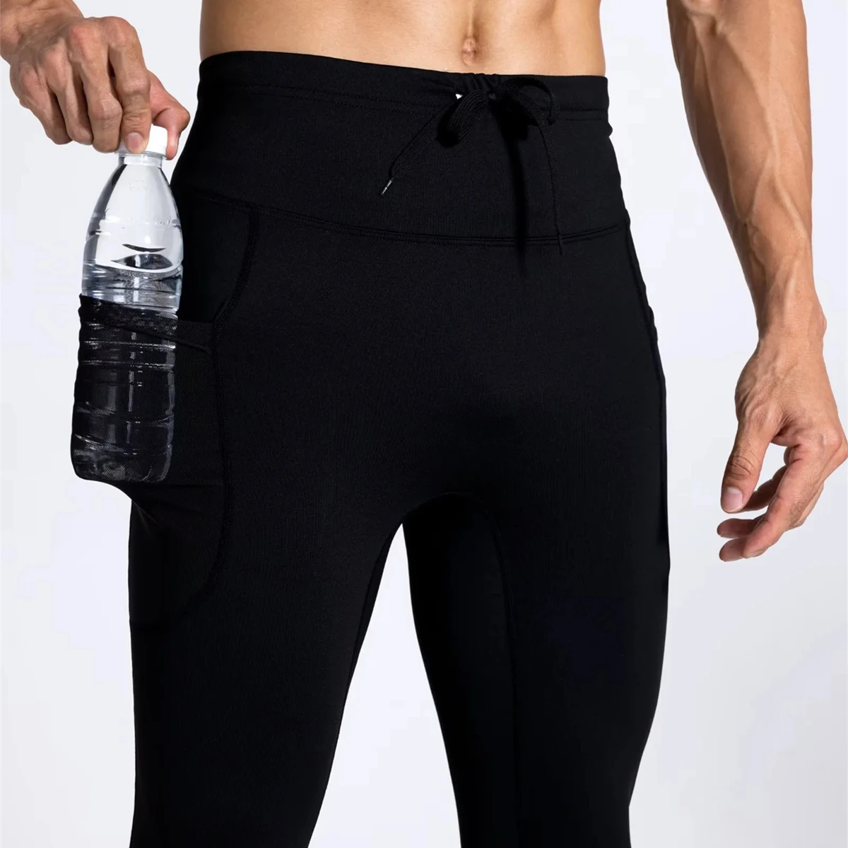 Men Women Compression Running Pants Reflective Outdoor Sports Leggings Basketball Fitness Yoga Guys Cycling Hiking Long Tights 5