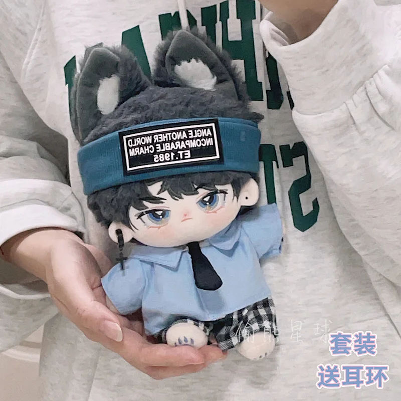 

Модная синяя повязка для волос без атрибутов, 20 см, синие рубашки, брюки, крутая красивая форма, одежда, плюшевая кукла, костюм, наряд, аксессуары