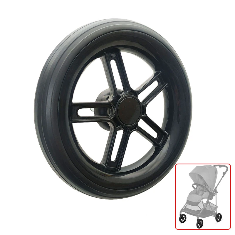 Stroller Wheels Compatible Cybex Melio Accessories Prams Front Back