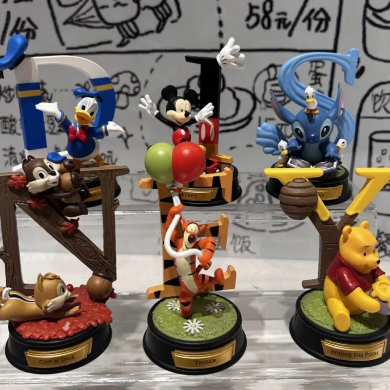Disney アルファベットアートシリーズ フィギュアセット PIXAR ミニ・Dステージ #003 ディズニー100「アルファベット