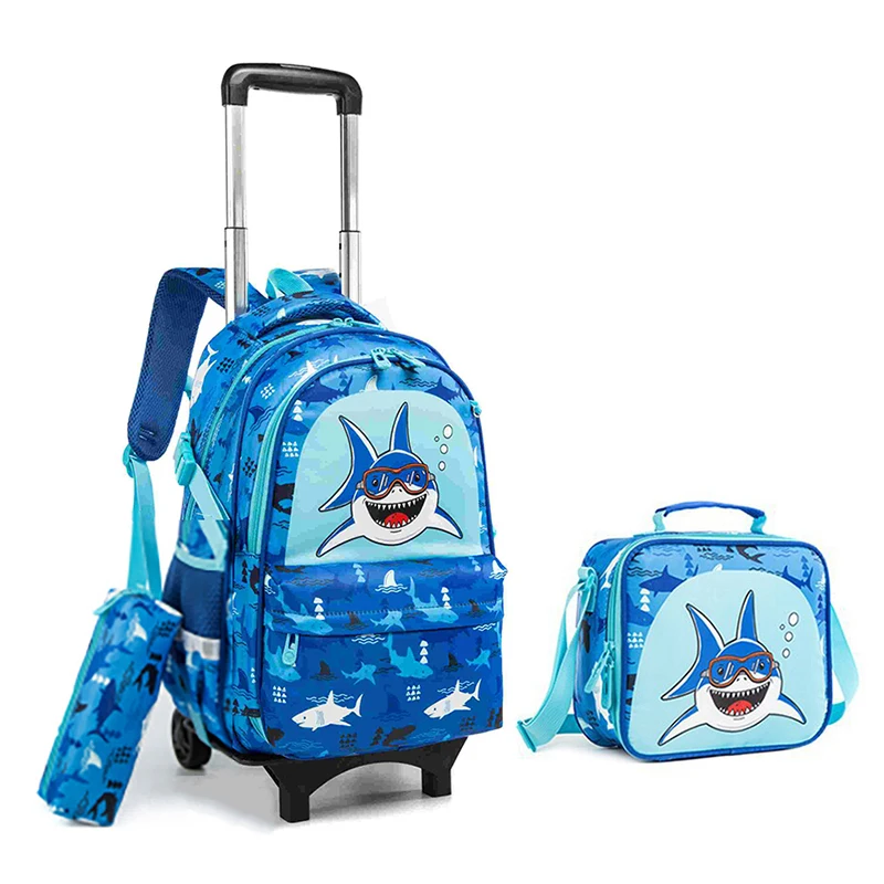 

Kids School Bag with Wheels for Boys School Trolley Backpack for Girls Waterproof Wheeled Backpack for School Bags Trolley Bags