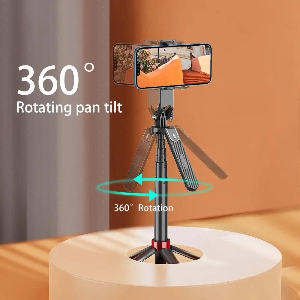 DIXSG P185 Selfie Stick Tripod Stand 1800mm Wireless Phone Gimbal Stabilizer For Monopod Gopro Camera