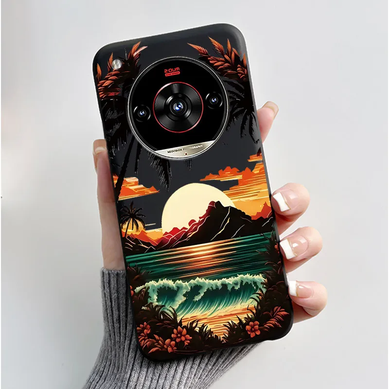 Aesthetic Luxury Soft Silicone Cover for ZTE Nubia Focus 2 Ultra 5G - Cute & Cool Design for Boys & Girls