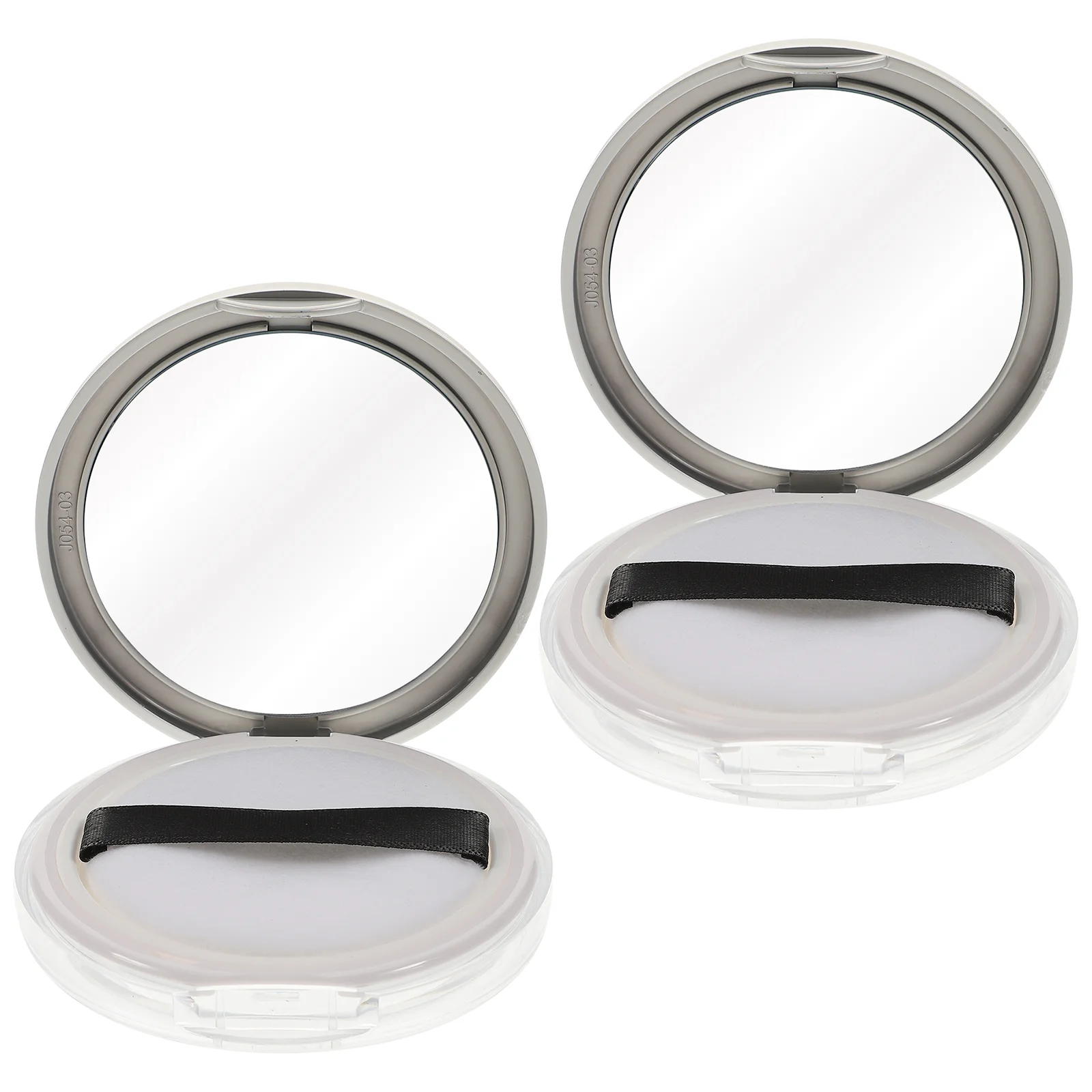 

Lurrose Powder Puffs 2 Pcs Loose Powder Container Portable Compact Empty Makeup Powder Case 5 Powder Foundation Box Powder Puff