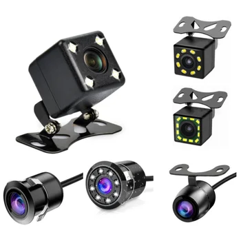 자동차 후방 카메라, 170 도 HD 비디오, 야간 투시경, 후진 자동 주차 카메라, CCD 방수 LED 자동 백업 모니터