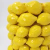 Ceramic 3D big and small lemon group ikebana vase with lemons china porcelain vases 4