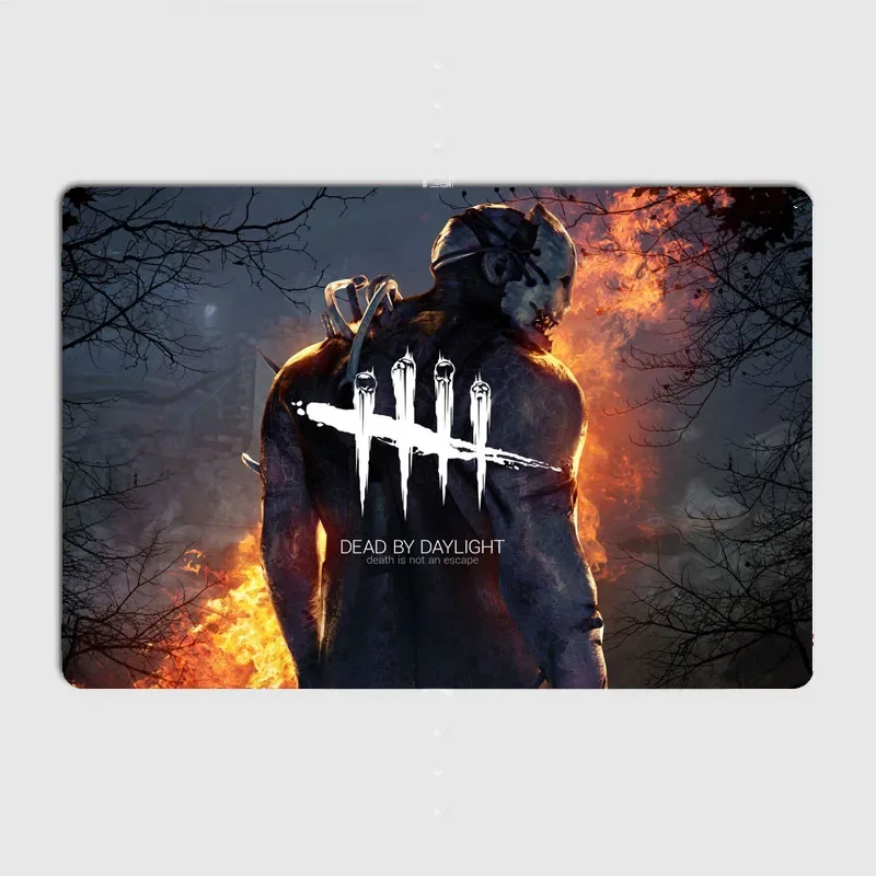 Dead By Daylight Farmhouse Decor Home Decor Wall Decor Room Decoration Cartoon Board Landscape Drawing Board