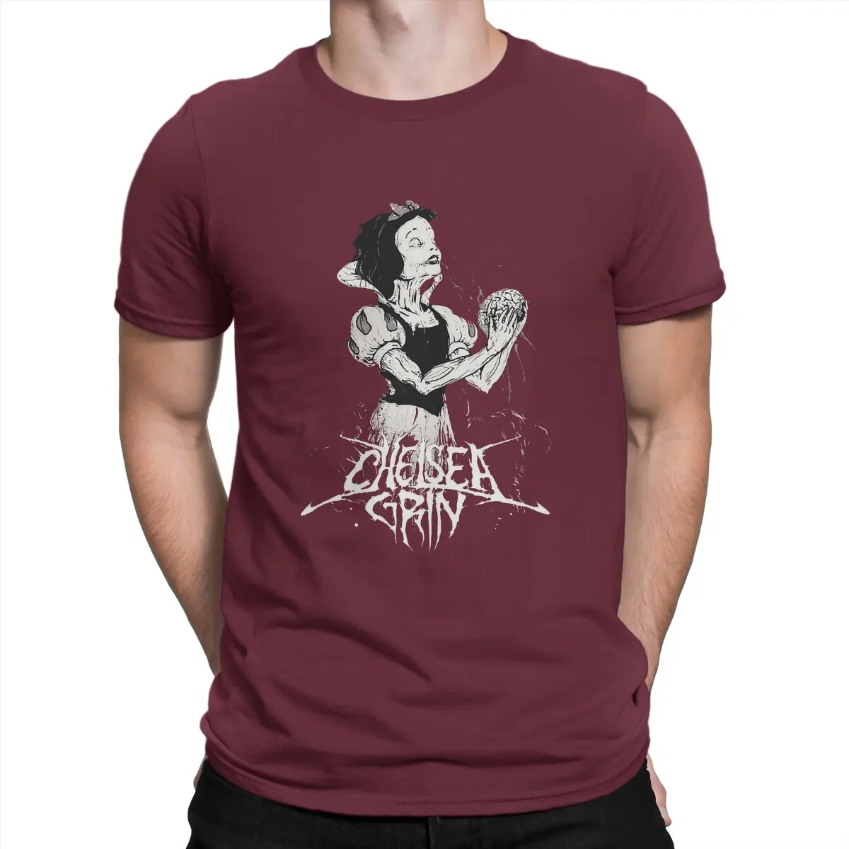 thumbnail image 1 of Camiseta de hip hop con música heavy metal, estilo Chelsea Grin, informal, de verano, para hombres y mujeres., 1 of 7