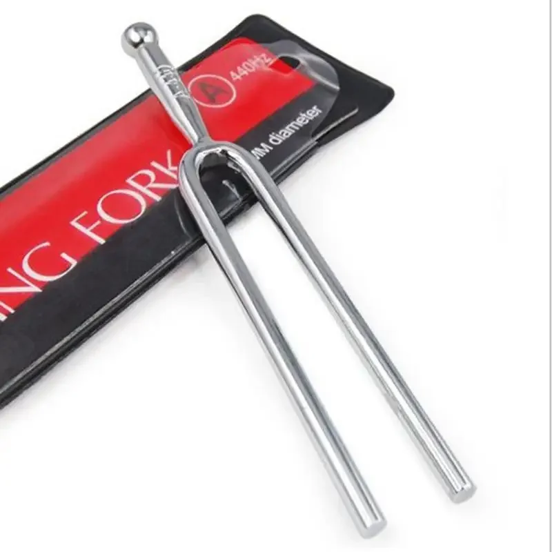 Stainless Steel Tuning Fork Violin Guitar Tuner Instrument Guitar Part High Quality Musical Instrument Tool Tunable 440Hz A Tone