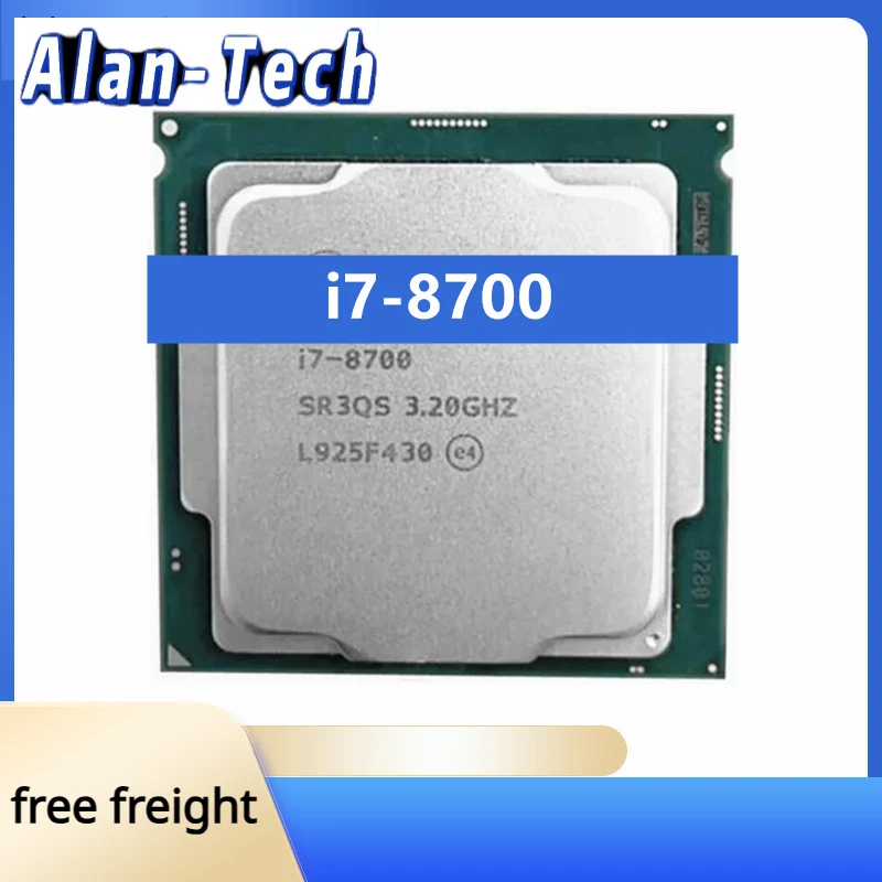 Usato I7-8700 Cpu 14Nm 6 Core 12 Thread 3.2Ghz 12Mb 65W 8 Processori Thgeneration Lga1151 I7 8700 Per Scheda Madre Z390