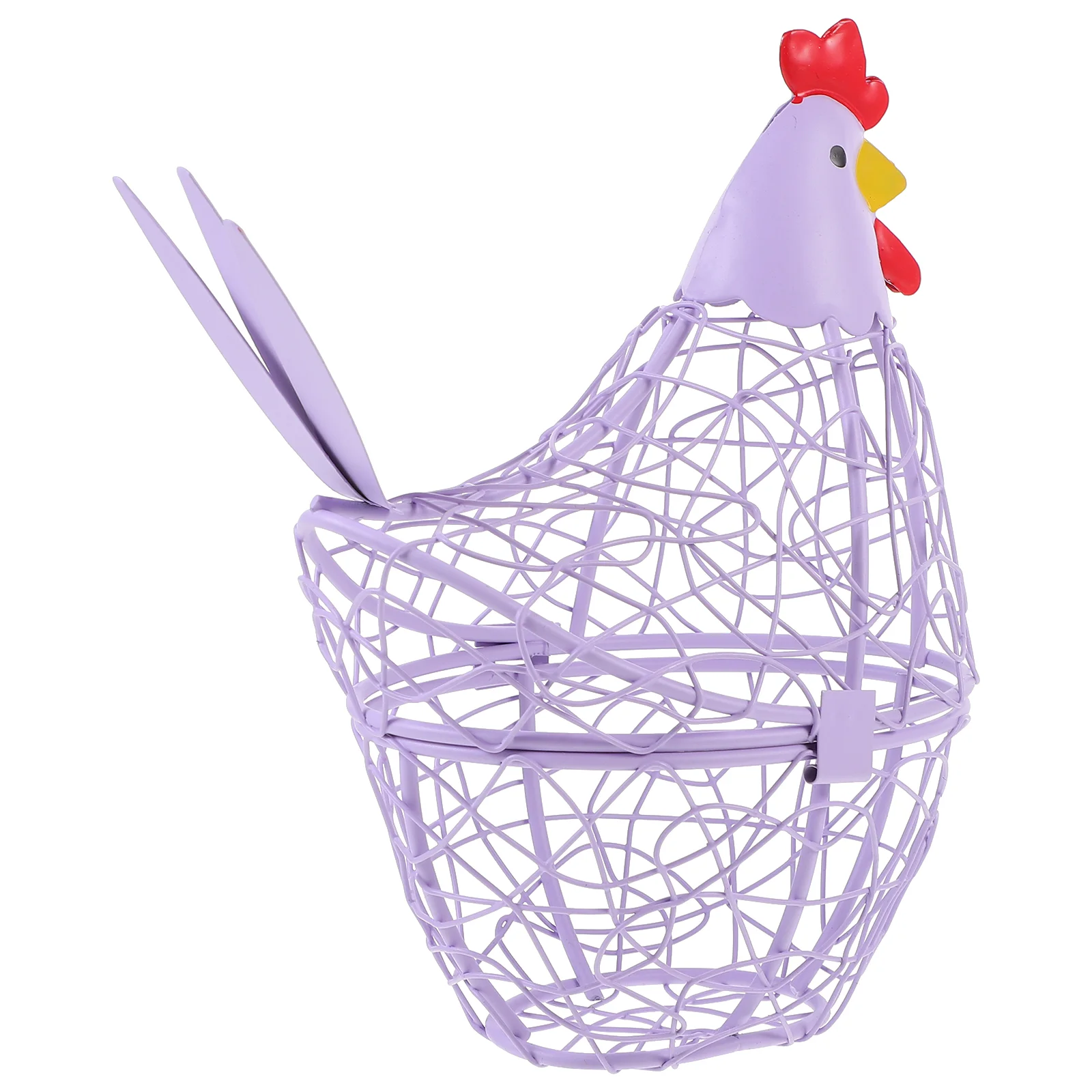 

Multifunction Wrought Iron Egg Basket Home Decor Decorative Wire Storage Baskets